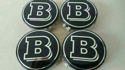 Mercedes Brabus wieldoppen/centercaps Ø 75mm, Auto diversen, Wieldoppen, Nieuw, Ophalen of Verzenden