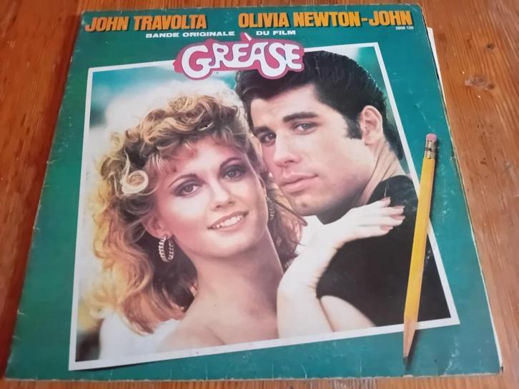 LP Grease Soundtrack, Cd's en Dvd's, Vinyl | Filmmuziek en Soundtracks, Gebruikt, 12 inch, Ophalen of Verzenden