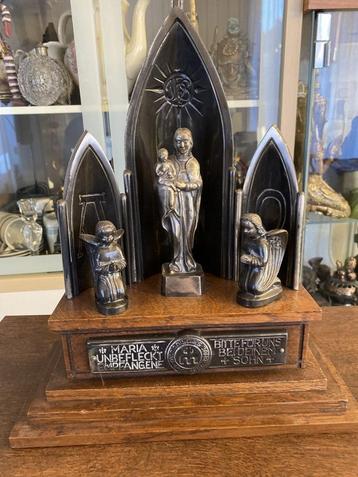 Fr. Welty Augsburg Spieluhr Hausaltar Metall beschikbaar voor biedingen
