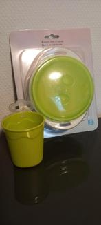 Assiette ventouse + gobelet nouveau, Ophalen, Nieuw