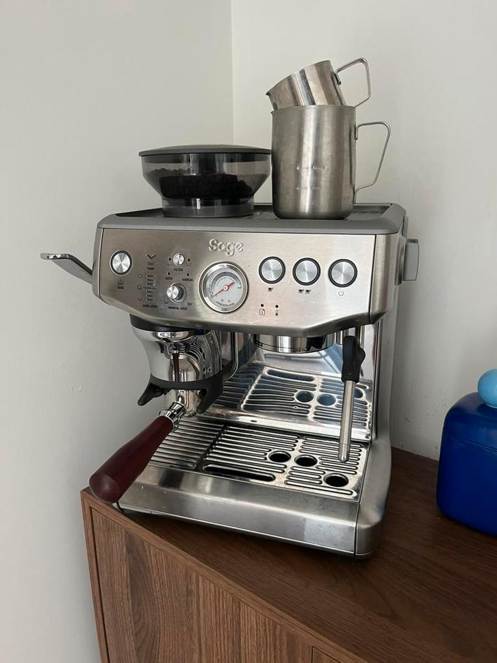 Sage Impress Express RVS, Electroménager, Cafetières, Comme neuf, Enlèvement ou Envoi