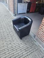clubstoel van imitatieleer, Ophalen, Zo goed als nieuw, Leer