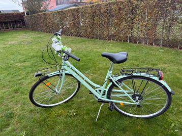 Meisjesfiets, lichtgroen, 27 inch 12-14j beschikbaar voor biedingen