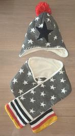 ⚽️ Muts en sjaal maat 74, Kinderen en Baby's, Babykleding | Maat 74, Overige typen, Ophalen of Verzenden, Zo goed als nieuw, Hema