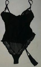 Nieuwe Zwarte body in de maat S, Kleding | Dames, Ondergoed en Lingerie, Verzenden