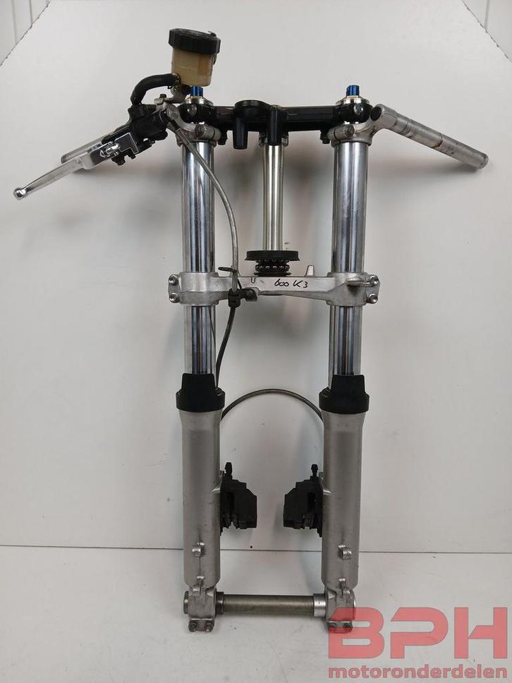 Caferacer voorvork Suzuki GSX-R 600 K1 - K3 2000 t/m 2003 GS, Motoren, Onderdelen | Suzuki, Gebruikt, Ophalen of Verzenden