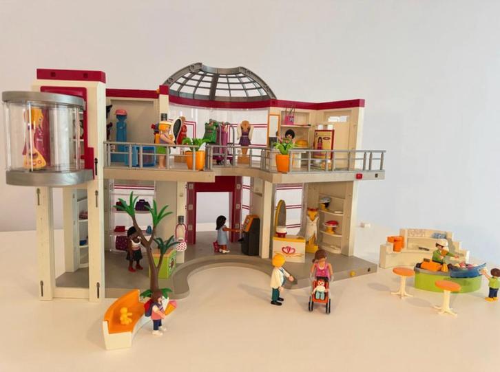 Playmobil - winkelcentrum 5485, Kinderen en Baby's, Speelgoed | Playmobil, Gebruikt, Complete set, Ophalen of Verzenden