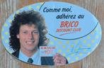 Vintage Michel Preud'homme sticker Voetbal Brico, Verzamelen, Verzenden, Zo goed als nieuw, Poster, Plaatje of Sticker