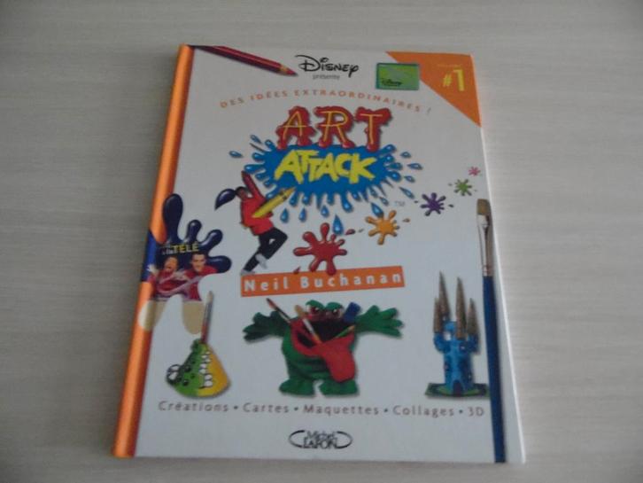 ART ATTACK       DES IDÉES EXTRAORDINAIRES     DISNEY, Livres, Livres pour enfants | Jeunesse | 10 à 12 ans, Comme neuf, Fiction