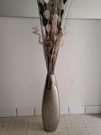 Vase en céramique argenté, Maison & Meubles, Comme neuf, Enlèvement ou Envoi