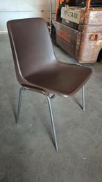 80 vintage kuipstoelen stapelbaar horeca bruin/chroom partij, Ophalen of Verzenden, Zo goed als nieuw, Bruin, Kunststof