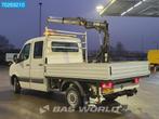 Volkswagen Crafter 140pk Euro6 Open Laadbak met Kraan Hiab Q, Auto's, Bestelwagens en Lichte vracht, Gebruikt, Euro 6, 4 cilinders