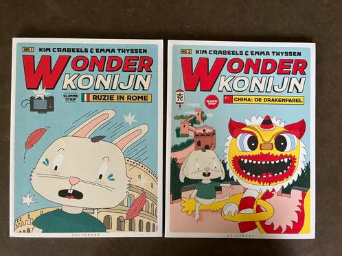 Strips Wonderkonijn Nummers 1 en 2, Boeken, Stripverhalen, Zo goed als nieuw, Meerdere stripboeken, Ophalen of Verzenden