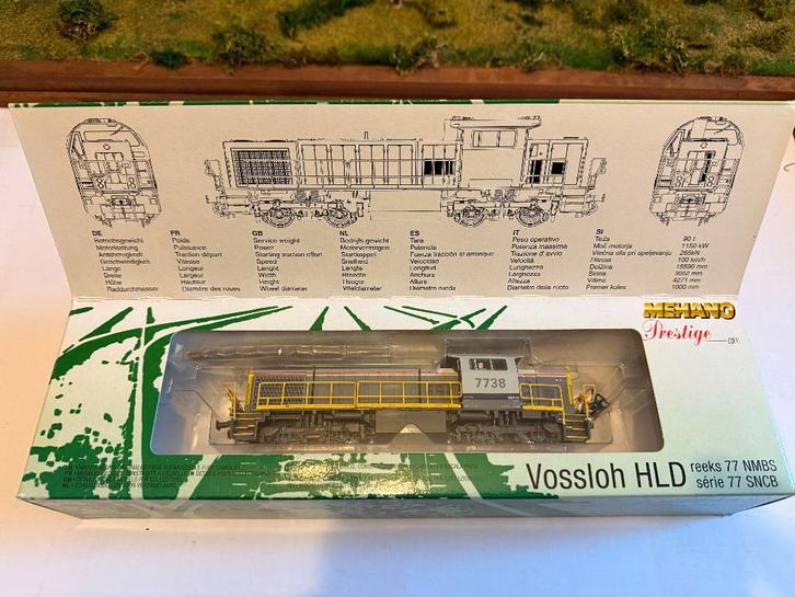 HLD 7738 Belgisch - Mehano Prestige Vossloh  NMBS SNCB, Hobby en Vrije tijd, Modeltreinen | H0, Nieuw, Locomotief, Wisselstroom