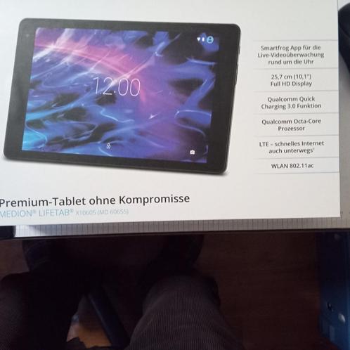 MEDION LIFETAB X10605 Tablet (MD60655), Computers en Software, Android Tablets, Zo goed als nieuw, Wi-Fi en Mobiel internet, 10 inch