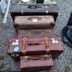 Oude valiezen / grote en kleine ., Handtassen en Accessoires, Gebruikt, Ophalen of Verzenden