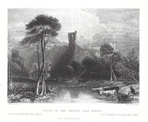 1836 - Bogny sur Meuse / les quatre fils Athon, Antiquités & Art, Art | Eaux-fortes & Gravures, Enlèvement ou Envoi