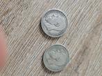 munten belgie 1866 + 1867, Setje, Zilver, Zilver, Ophalen