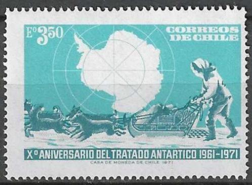 Chili 1972 - Yvert 378 - Verdrag inzake Antarctica (PF), Timbres & Monnaies, Timbres | Amérique, Non oblitéré, Envoi