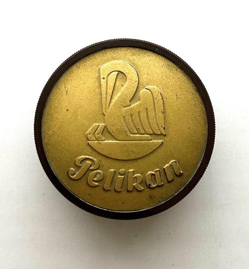 Oud Pelikan bakeliet schrijfmachinelint doosje, Collections, Objets militaires | Seconde Guerre mondiale, Enlèvement ou Envoi