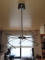 Halogeen Kroonluchter, Huis en Inrichting, Lampen | Kroonluchters, Ophalen, Gebruikt, Glas, Modern