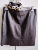 Jupe Promod 42 simili cuir, Kleding | Dames, Rokken, Zwart, Maat 42/44 (L), Zo goed als nieuw, Boven de knie
