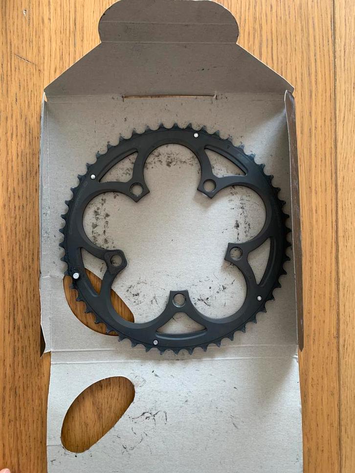 Campagnolo Plateau FC-AT650B Compact 11V Opstap 110mm Grijs, Fietsen en Brommers, Fietsonderdelen, Zo goed als nieuw, Racefiets