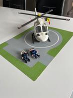 Playmobil 6874 / 6921 politie helicopter met zoeklicht, Ophalen of Verzenden, Zo goed als nieuw
