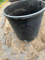 Grote bloempot in harde plastiek 30 x 27 cm, Ophalen, Kunststof, Rond, Tuin