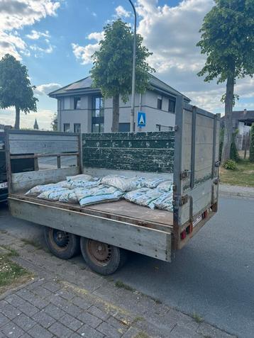 Te koop: Aanhangwagen 750 kg met kiepfunctie, Auto diversen, Aanhangers en Bagagewagens, Ophalen, Gebruikt