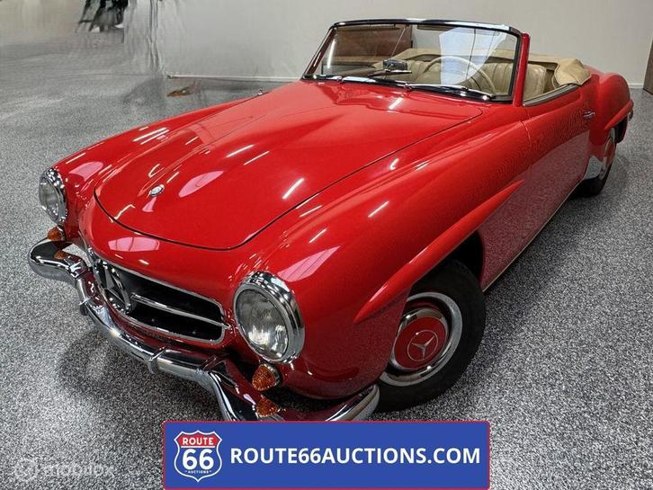 Mercedes-Benz 190SL | 1962 | Route 66 Auctions, Auto's, Oldtimers, Bedrijf, Te koop, Mercedes-Benz, Benzine, Overige carrosserie