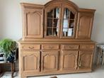 eiken wandkast, Huis en Inrichting, Kasten | Vitrinekasten, Ophalen, Eikenhout, Zo goed als nieuw, 200 cm of meer