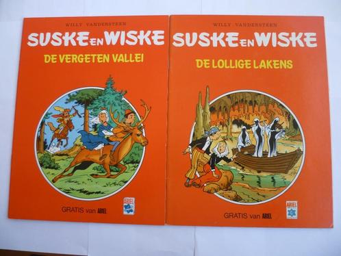 2X SUSKE EN WISKE RECLAME UITGAVEN VAN ARIEL UIT JAREN 80, Livres, BD, Comme neuf, Plusieurs BD, Enlèvement ou Envoi