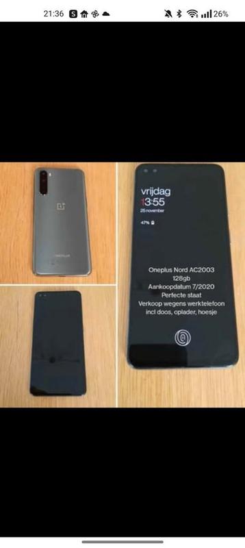 Oneplus nord-128gb-zeer goede staat, Télécoms, Enlèvement ou Envoi, Comme neuf