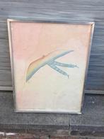 lithographie de jean michel folon, Antiek en Kunst, Ophalen of Verzenden