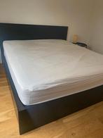 IKEA bed 180x200 + matras + 4 laden, Huis en Inrichting, Ophalen, Zo goed als nieuw, Zwart
