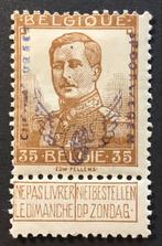 1915 SPOORWEGEN (TR52) MH. Gom. N: 113., Postzegels en Munten, Orginele gom, Ophalen of Verzenden, Postfris, Treinen