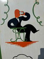Panneau publicitaire HAECHT en émail à l'huile 1952, Enlèvement, Utilisé, Panneau publicitaire