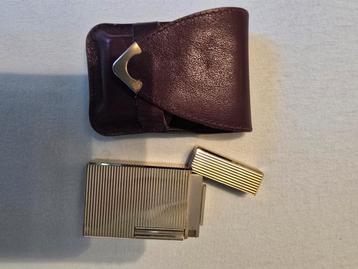 Gouden dupont aansteker met tasje, Enlèvement, Utilisé, Briquet