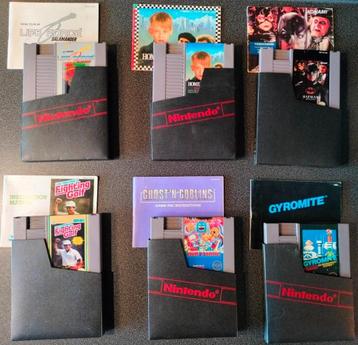 18x NES games, los met boekje