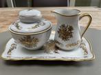 Limoges Melkkan & suikerpot op schoteltje, Antiek en Kunst, Ophalen of Verzenden