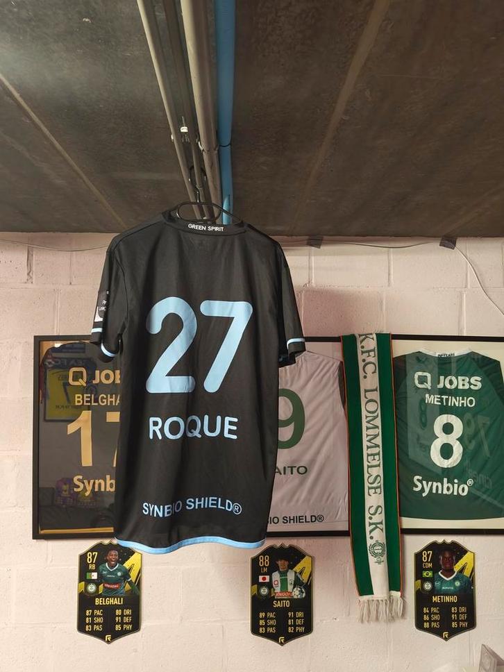 Match worn shirt - Caio Roque / Lommel SK 21-22, Verzamelen, Sportartikelen en Voetbal, Zo goed als nieuw, Shirt, Ophalen