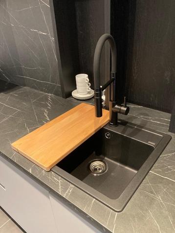Évier Blanco Silgranite noir mat, Neuf, Moins de 25 cm, Moins de 100 cm, Enlèvement