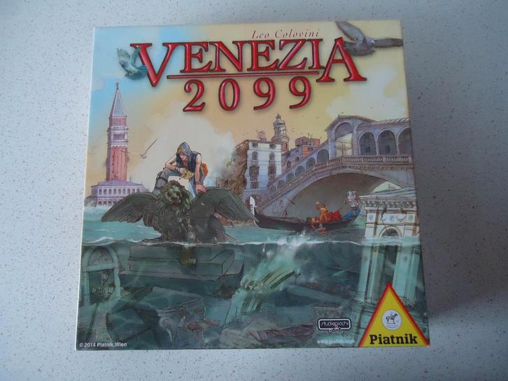 Venezia 2099 van Piatnik Games in Prima Staat., Hobby en Vrije tijd, Gezelschapsspellen | Bordspellen, Zo goed als nieuw, Een of twee spelers