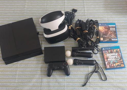 PS4-bundel met VR en 2 games, Games en Spelcomputers, Virtual Reality, Zo goed als nieuw, Ophalen of Verzenden