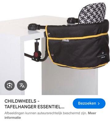 Tafelhanger Childwheels Essentiel beschikbaar voor biedingen