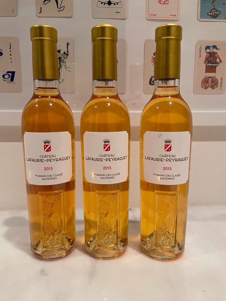 Château Lafaurie-Peyraguey 2015, Collections, Vins, Neuf, Vin blanc, France, Enlèvement ou Envoi