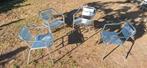 Bolero stoelen 4st, Tuin en Terras, Ophalen, Zo goed als nieuw, Aluminium, Stapelbaar