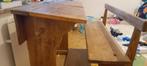 Bureau écolier vintage, Huis en Inrichting, Bureaus, Ophalen, Gebruikt, Bureau