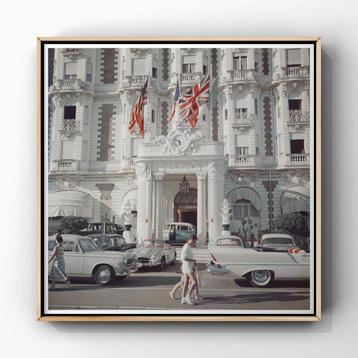 Slim Aarons print Carlton Hotel Cannes 1958 –fotokunst 40x40 beschikbaar voor biedingen
